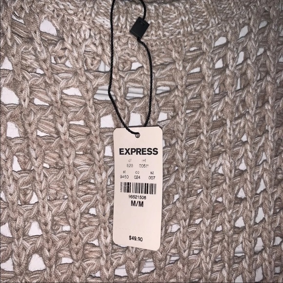 Express crochet sweater NWT - Picture 4 of 4